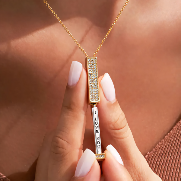 I Love You -Hidden Message Necklace