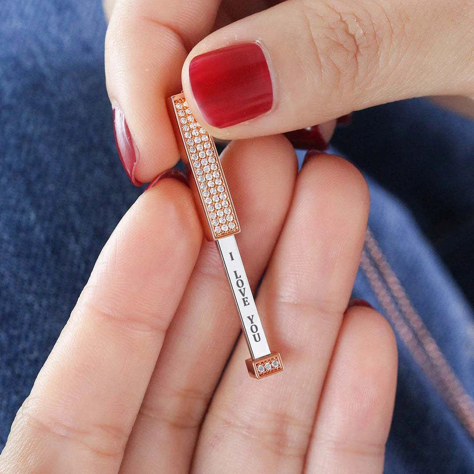 I Love You -Hidden Message Necklace